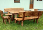 Zahradní nábytek masiv dubový - set Horák